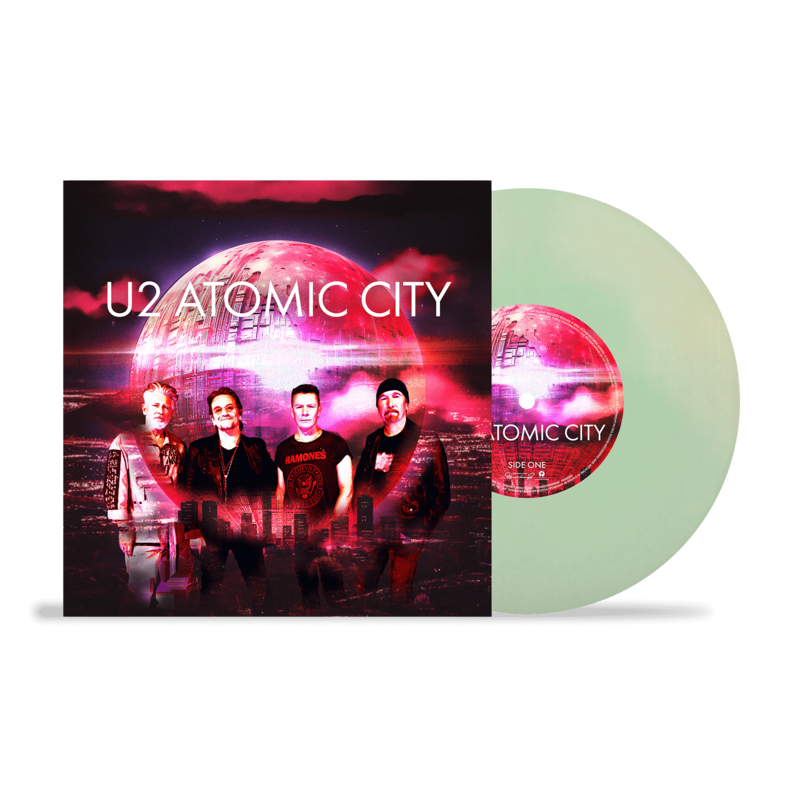 Atomic City by U2 - Limited Edition Photoluminescent Transparent 7’’ Vinyl - shop now at U2 Shop store