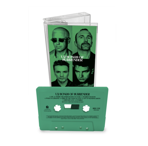 Songs Of Surrender by U2 - Mint Green Cassette (Limited Edition) - shop now at U2 Shop store