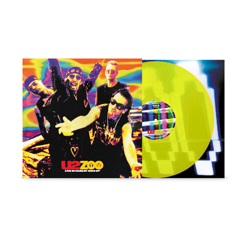 ZOO TV Live In Dublin 1993 EP by U2 - LP -Neon-Yellow Vinyl - shop now at U2 Shop store
